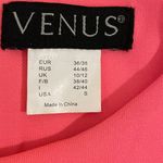Venus Bodycon Short Sleeve Neon Coral / Pink Dress Size Small Photo 7