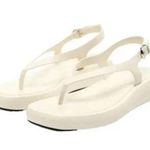 ZARA NWT  Cream Women's Leather Sandals Photo 0