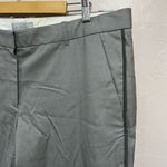 Gap  16 Gray Outseam Stripe Stretch True Straight Dress Pants Photo 1