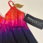 MiracleSuit  NWT ombré tankini swim orange pink purple size 8 $142 Photo 1