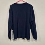 PINK - Victoria's Secret Victoria’s Secret pink U of M Navy Michigan Sweatshirt! Size medium Photo 3