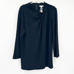 Chico's NWT Travelers Women Career Minimalist Slinky Knit Ruched Ring Top XL Photo 1