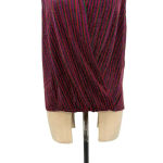 Trina Turk Sophie Top Rainbow Glitter Metallic Sleeveless Surplice Size Medium Photo 5