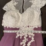 Women’s Ivory Lace Top Chiffon V Photo 8