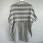 Anthropologie Fiets Voor 2 Open Front Draped Cardigan Kimono Sweater M/L Gray Photo 3