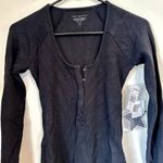 Good American NWT  Black The Feel Good Long Sleeve Bodysuit - Size 3 (Large) Photo 5