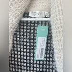 RD Style NWT  oversized black / cream acrylic blend open front cardigan; size S Photo 3