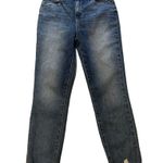 Paige Sarah Slim Cancun Destroyed Hem Jeans, Sz 26 Photo 4