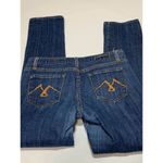 Vigoss  Women’s Straight Leg Low Rise Denim Jeans Medium Wash Blue Size 11 Photo 5