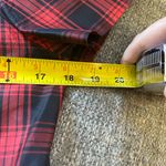 J.Crew Eliza Red & Black Plaid 100% Silk Taffeta Jewel Blouse | Women’s Size 4 Photo 6