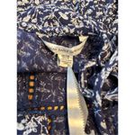 American Eagle Outfitters Womens Shorts Romper Navy White Floral Size XSmall Photo 4