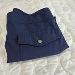 Emerald 78 Womens 20W Navy Blue Shorts Golf‎ Casual Cargo Zipper Pockets Active Photo 11