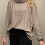 Dylan Tan Cowl Neck Sweater Photo 0