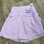 Aerie NWT  Lavender High-Waisted Shorts size L Photo 0
