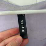 EUC Venti6 women’s light purple silver shimmer knit v Photo 2