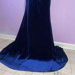 Windsor Margo Velvet Strapless High Slit Mermaid Maxi Dress L Romantic Vamp Goth Photo 9