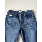 Cleo + Wolf Woman's High Rise Straight Jeans Distressed Medium Wash Size 29 Blue Photo 1