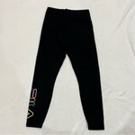 FILA  Purple & Black Shirt and Crop Legging Set Size Medium Photo 6