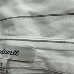 Madewell NWT Women's Bubble-Hem Mini Shirtdress Pinstripe Poplin White S Photo 10