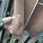 Valerie Stevens  Vest Faux Suede Fully Lined Sleeveless Jacket Size LP Photo 4