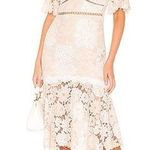 Saylor  Lace Maggy Dress In Nude Photo 0