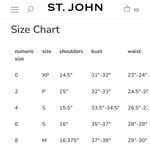 St. John Striped Link Textured Asymmetrical Sweater Photo 2