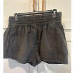 Aerie  Womens Smocked Waist Shorts Casual Lounge Gray Pockets Size M Photo 0