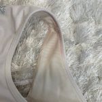 White Longline Sports Bra Front Laced Racer Back Sz Small? Photo 3