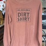 Alabama Dyed in the Dirt Shirt Cotton Long Sleeve Tan Size M Photo 0