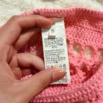 SheIn Pink Crochet cover up with sequins Photo 6