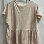 Lush Clothing Waffle Peplum Top Photo 1