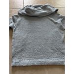 Free People Beach Sweater Womens Small Icy Blue Chunky Cowl Neck Coastal NWT Photo 4