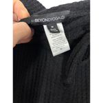 Beyond Yoga Black Waffle Knit Living Easy Lounge Set Sweater Jogger Pants Sz M Photo 7
