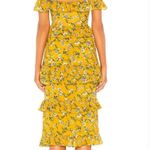 Tularosa Lily Dress in Yellow Dolly Floral Small Photo 1