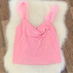 Le lis  Pink Chic Camisole Faux Fur Top Size Large Photo 8