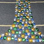 The Classic Womens T Shirt Top Striped Jeweled R Short Sleeves Pullover Black Size L Photo 3