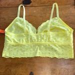 Woman’s Colsie Yellow Lace Lattice Crop Camisole Size1X Size 1X Photo 4