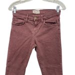 Current/Elliott Current Elliott Women's Maroon Old Rose Jeans size 26 Skinny Jeans Photo 2