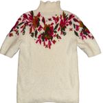 Anthropologie  wool white mock neck blouse Photo 4