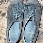 Sandro  Blue Suede Lace Up Sneakers Size 39 EU $325 Photo 4
