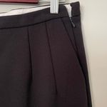 J.Crew Women’s  Black Straight Leg Pants Size 6 Pleats Pockets Photo 3