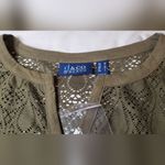 NWOT D&Co. Beach Olive Lace Swim Cover Up Size:M Green Size M Photo 1