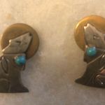 Sterling Silver  stud style DOG 🐕 Earrings Photo 2