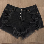 Aeropostale  Jean Shorts Ripped Black Photo 0