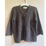 Juicy Couture Brown Button Down Wool Blend Thick Cardigan Women’s Size L Large Photo 1