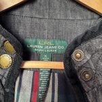 Lauren Ralph Lauren Quilted Snap‎ Front Plaid Lined Jacket in Black Size XL Photo 3