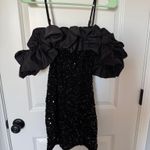 DO+BE  Black Mini Sequin Dress Photo 1
