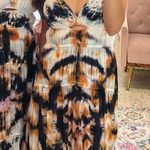 Revolve YFB Young Fabulous & Broke Lavender Kaleidoscope Tie Dye Delphine Chiffon Maxi Summer Dress Photo 0
