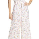 Ali & Jay  Floral Jumpsuit in White and Pink Photo 0