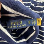 Ralph Lauren Polo XS Turtleneck Sweater Navy Striped Pullover Preppy Nautical Photo 4